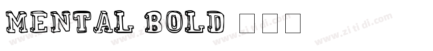 Mental Bold字体转换